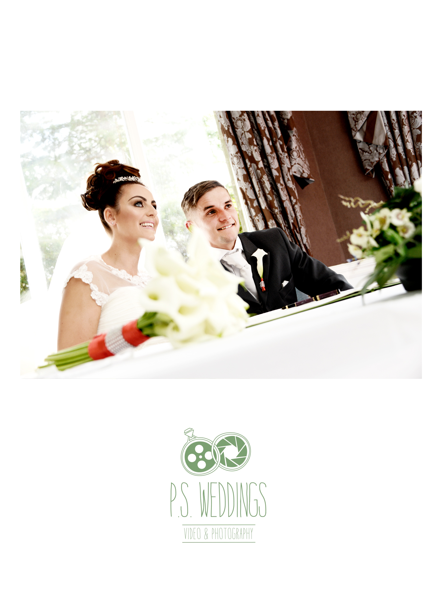 Clare and Chad: Hollin Hall Country Hotel, Bollington, Macclesfield. (C) PS Weddings UK.