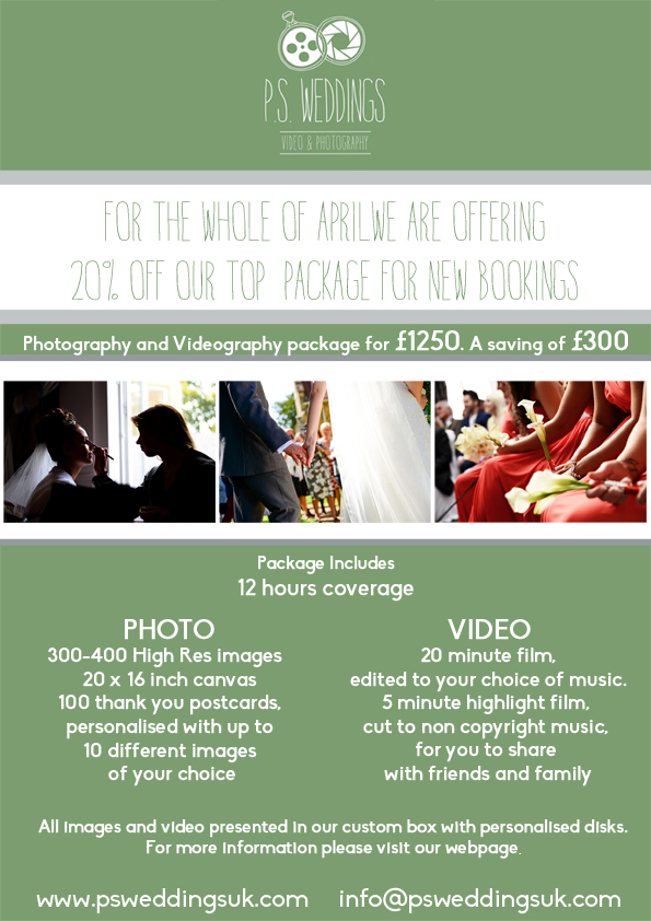 PS Weddings April Offers